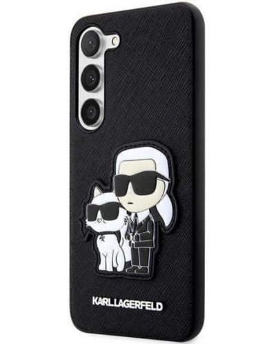 Калъф Karl Lagerfeld - Saffiano K and C, Galaxy S23 Plus, черен - 3